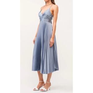 Helen Wang Women's Grey Silk Dress Size 6 A001020